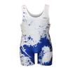 Matman USA The Splatter Men's & Boy's Wrestling - Weightlifting - Exercise Singlet - Made in the U.S.A. (Blue, 4X-Small) view 2