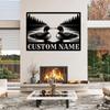 Custom Lake Cabin Sign  Personalized Waterfowl Metal Wall Art, Dock Address Plaque, Pond & Patio Dcor, Birdwatcher Gift, Rustic Garden Accent view 2