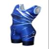 Matman USA The Breakdown Tournament Women's Wrestling Singlet (Blue, XX-Small) view 1