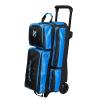 KR Strikeforce Konvoy Triple Roller with 5" Smooth KRuze Wheels (Black/Caribbean Blue) view 1