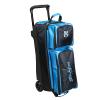 KR Strikeforce Konvoy Triple Roller with 5" Smooth KRuze Wheels (Black/Caribbean Blue) view 2