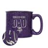 Rico Industries NFL Football Minnesota Vikings Dad 12oz Laser Engraved Campfire Mug view 1
