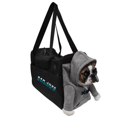 Littlearth NHL Furry Fan Pet Carrier San Jose Sharks