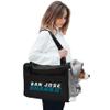 Littlearth NHL Furry Fan Pet Carrier San Jose Sharks view 2