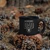 Rico Industries NFL Football Las Vegas Raiders Dad 12oz Laser Engraved Campfire Mug view 3