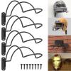 Yuleimy Helmet Wall Mount Display Rack, Hat Holder, 4 Pack view 1