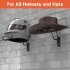 Yuleimy Helmet Wall Mount Display Rack, Hat Holder, 4 Pack view 2