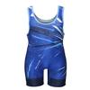 Matman USA The Breakdown Tournament Men's Wrestling Singlet (Blue, 6X-Small) view 2