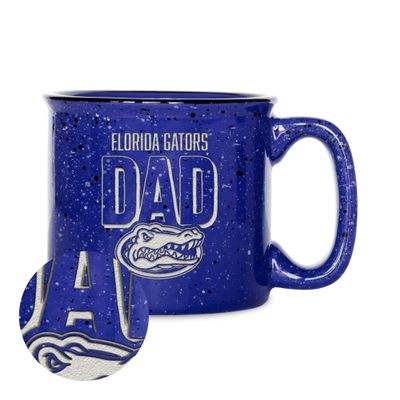 Rico Industries NCAA Florida Gators Dad 12oz Laser Engraved Campfire Mug