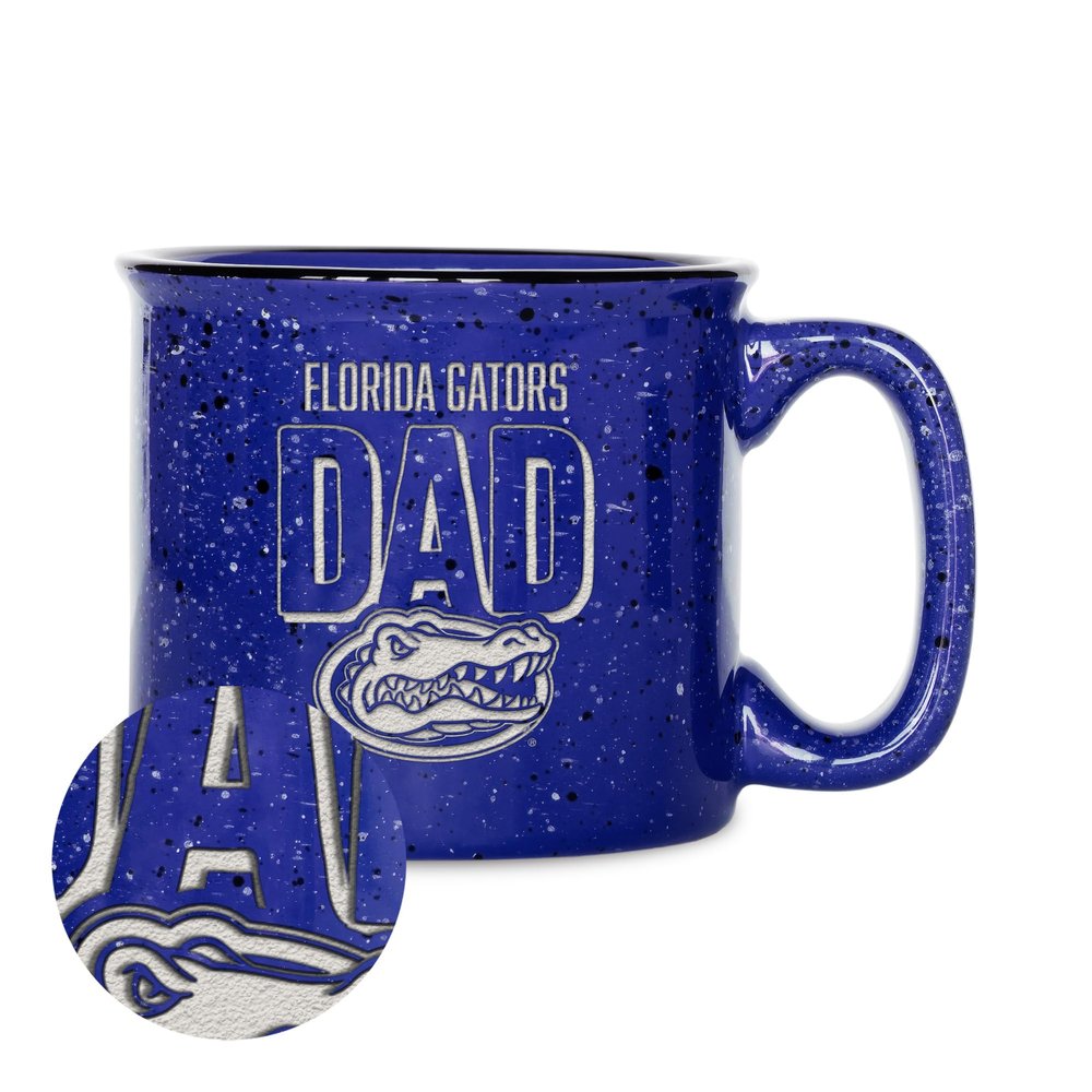 Rico Industries NCAA Florida Gators Dad 12oz Laser Engraved Campfire Mug