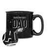 Rico Industries NFL Football Philadelphia Eagles Dad 12oz Laser Engraved Campfire Mug view 1