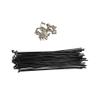 NGTING Bike Spoeks 10PCS 12G (2.5mm Dia) E-Bike Spokes Fit for MTB/Fat Electric Fit for Bicycle Or Ebike Front Rear Wheel Conversion Kit (Color : 226mm) view 2