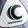 Cannon Sports Premium Official Size Soccer Ball - Textured PU and EVA Construction, Butyl Bladder - Designed for Top-Level Performance Size 5 Soccer Ball with Pump (White/Gray, 5) view 3