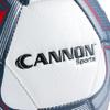 Cannon Sports Premium Official Size Soccer Ball - Textured PU and EVA Construction, Butyl Bladder - Designed for Top-Level Performance Size 5 Soccer Ball with Pump (White/Gray, 5) view 4