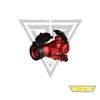 DB TAC INC Anodized Red Color Finished 1x30 35mm Red Green Dot Reflex Optic Sight Aluminum Cantilever Mount for Picatinny/Weaver Mount view 2