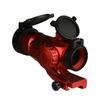 DB TAC INC Anodized Red Color Finished 1x30 35mm Red Green Dot Reflex Optic Sight Aluminum Cantilever Mount for Picatinny/Weaver Mount view 3