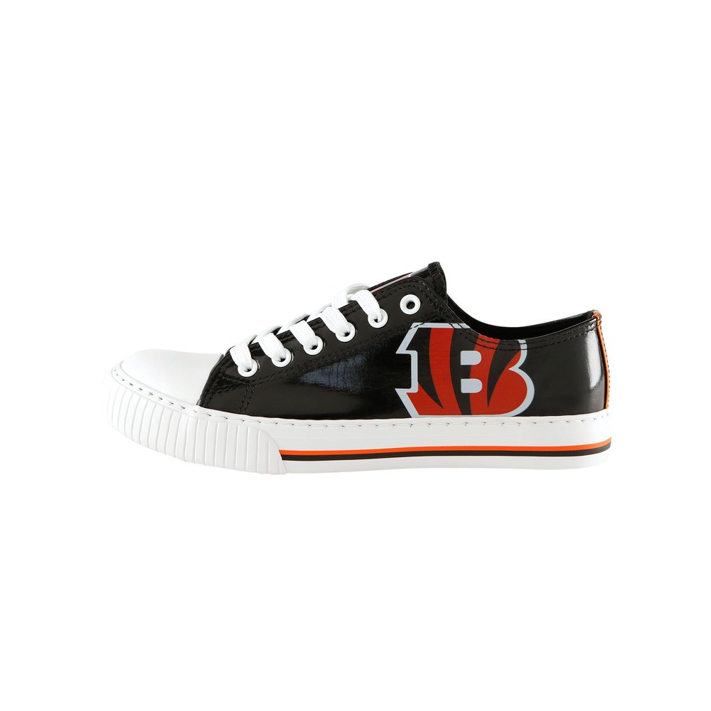 FOCO Cincinnati Bengals NFL Womens Team Color Metallic Sneakers - 9