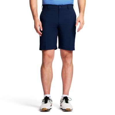 Izod Men's Golf Swing Flex Stretch Cargo Short, Peacoat Blue, 42