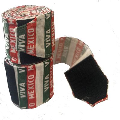 180'' Professional Viva Mexico Boxing Hand Wraps PRO Grade