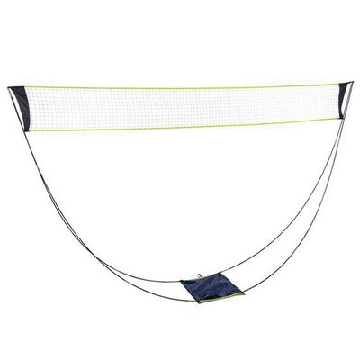 FGDTREE Portable Badminton Net with Stand Carry Bag Folding Volleyball Tennis Badminton Net Easy Setup for for Outdoor/Indoor Knitting Hooks and