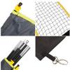 FGDTREE Portable Badminton Net with Stand Carry Bag Folding Volleyball Tennis Badminton Net  Easy Setup for for Outdoor/Indoor Knitting Hooks and view 4