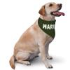 Warrior Kidney Cancer Awareness Ribbon Dog Scarf Pet Bandana Cat Pet Bibs view 2