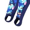 TFJH E Long Sleeve Girls Swimsuits 1pcs Rash Guard Swimsuits UV 50+ Beachwear Footed 462 Navy Flower 104/110 view 4