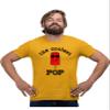 4X-Large Gold Mens The Coolest Pop Funny Dad Idea T-Shirt view 1
