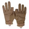 Seibertron S.O.L.A.G-HI 2.0 Half Index Finger Tactical Gloves - Tactical Sports Water Resistant Impact Gloves for Airsoft, Hunting, Hiking Coyote XL view 1