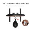 SHOUMANUAL Speed Bag Platform, 24 Inch Wooden Swiveling Boxing Training Speed Bag Platform with Adjustable Height Wall Mount Professional Fitness Ball Boxing Reaction Training Kit for Home Fitness view 2