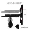 SHOUMANUAL Speed Bag Platform, 24 Inch Wooden Swiveling Boxing Training Speed Bag Platform with Adjustable Height Wall Mount Professional Fitness Ball Boxing Reaction Training Kit for Home Fitness view 3