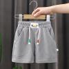 HSTiSan Boys' 3-Pack Shorts Sports Running Summer Short Set Lightweight Active Boy Gray Navy Blue 3-4Years view 2