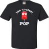 5X-Large Black Mens The Coolest Pop Funny Dad Idea T-Shirt view 2
