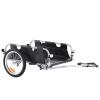 VEVOR Bike Cargo Trailer, 100 lbs Load Capacity, Heavy-Duty Bicycle Wagon Cart, Foldable Compact Storage & Quick Release with Universal Hitch, 16" Wheels, Safe Reflectors, Fits 22"-28" Bike Wheels view 1