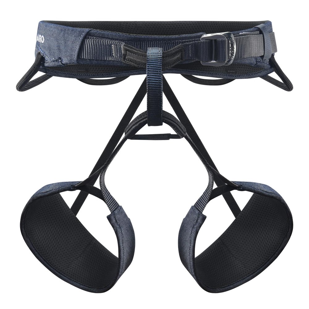 KAILAS Airo Rock Climbing Harness Men Women Adjustable Polyester Mesh Safety Belt Mountaineering Rappelling Harness Denim Black