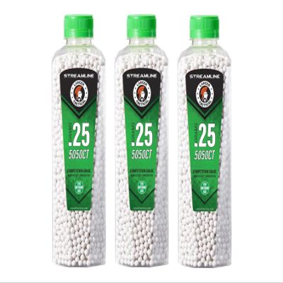 Lancer Tactical 0.25g/0.28g/Polished Airsoft BBS for Outdoor Field-Competition Grade, Made in Taiwan, 5050 Count Each, (Bottle X3) (0.25g)