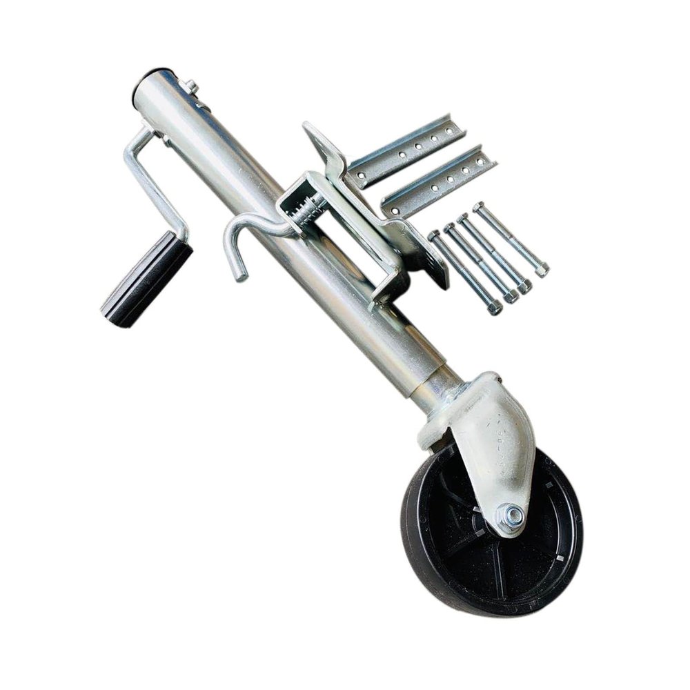 Boat Trailer Jack - Trailer Jack Wheel, Heavy-Duty Bolt-On Swivel Jack,Heavy Duty Support Wheel with 15cm Wheel, Load 540kg/Very Easy to Assemble and Swivel/for Trailer/Caravans and Trailers (6in whe