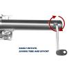 Boat Trailer Jack - Trailer Jack Wheel, Heavy-Duty Bolt-On Swivel Jack,Heavy Duty Support Wheel with 15cm Wheel, Load 540kg/Very Easy to Assemble and Swivel/for Trailer/Caravans and Trailers (6in whe view 3