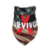 Aids Awareness Survivor Dog Scarf Pet Bandana Cat Pet Bibs view 3