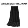Aislor Women's Anti-Static Half Slip Lace Trim Underskirt A-Line Petticoat Bottoming Skirt for Cover Skirt Black One Size view 4