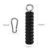 2Pcs Ergonomic Single Handle Tricep Attachment Cable Machine, Maximum Advantage Grip Attachments, Pull Up Rope, Rope Arm, Pulldown Bar Workout, Strength Hand Grips for Gym (2 Carabiners Included) view 2