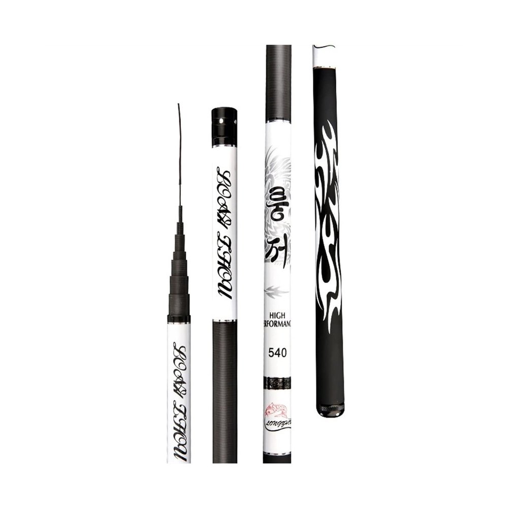 ENGENDER Fishing Rod 2.7M-10M Carbon Fiber Telescopic Fishing Rod Power Hand Pole Ultralight Stream Fishing Rod Feeder FR308 Fishing Pole (Color : A, Size : 10m)