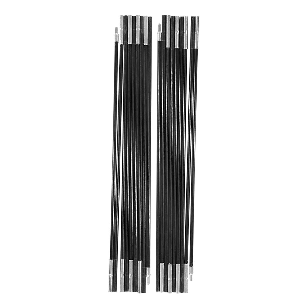 Estink Tent Poles Replacement, Fiberglass Camping Tent Pole Bars, Multi Sections Foldable, 4.9M, for 7-8 Person Camping Tent