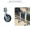 Beach Boat Trailer Jack - Lift Swivel Trailer Jack, Telescopic Trailer , Swivel Trailer Jack with 10in Wheels, Heavy Duty Boat Trailer Jack,10.2in Lift, 2000 Lbs, for Boat (A color 2000lbs/900kg) view 3