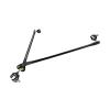 Bike Trailer Connector, Portable Folding Bicycle Trailer with Quick Release Clamps for Rear Carrier and Garden Cart,eBikes Cargo Trailer for Camping view 1