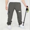 CAMLAKEE Boys' Outdoor Cargo Joggers Pants Kids Elastic Waist Water Resistant Youth Hiking Pants Grey 6-7 Years Size 130 view 2