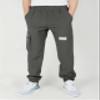 CAMLAKEE Boys' Outdoor Cargo Joggers Pants Kids Elastic Waist Water Resistant Youth Hiking Pants Grey 6-7 Years Size 130 view 4