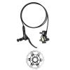 BUCKLOS Zoom MTB 4 Piston Hydraulic Disc Brakes Right Rear Bike Hydraulic Brake and 160mm Stainless Steel Bike Floating Disc Brake Rotor with 6 Bolts view 1