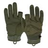 Seibertron S.O.L.A.G-HI 2.0 Half Index Finger Tactical Gloves - Touchscreen Tactical Gloves for Cycling, Motorcycle Riding, and Climbing Army Green M view 1