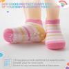 Aroveea Baby Toddler Socks Grip Non Slip Boys Girls Cotton 12 Pack for 3-5T Kids Ankle Cute Socks 6M-7Years view 3